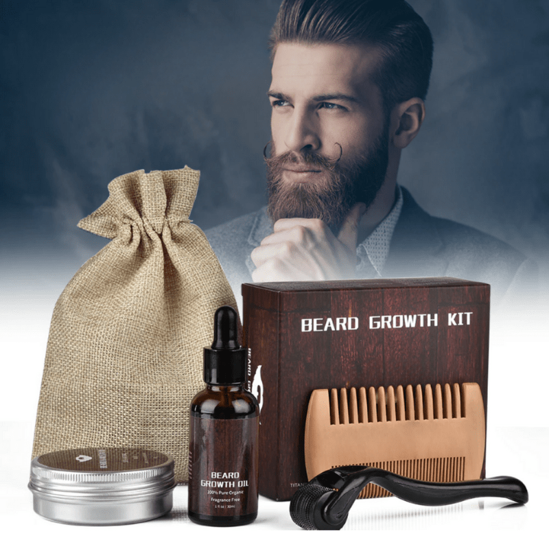 Beard Growth Kit with Derma Roller – image 4
