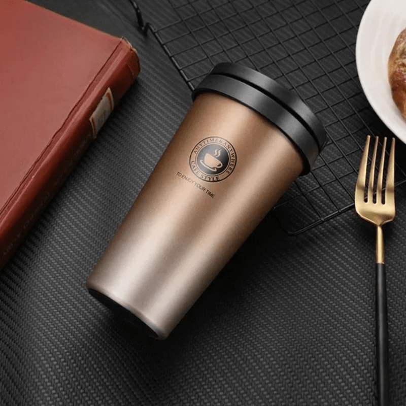 Travel Mug 500 ml, Insulated Travel Coffee Mug with Sliding Lid, Double Walled Stainless Steel Reusable Coffee Cup_10