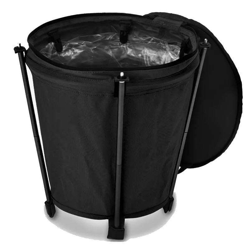 Outdoor Bin for Camping, Collapsible Camping Bin 20 Litre with PVC Lining, Camping Equipment for Festivals and BBQ_05