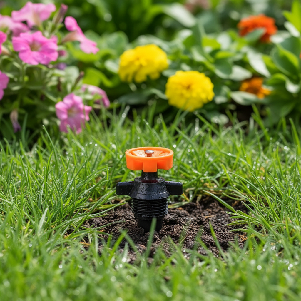 Sprinkler Heads 360 Degree Rotating, 10 Pack Garden Sprinklers, Lawn Sprinkler Head for Flower Beds and Lawn Watering
