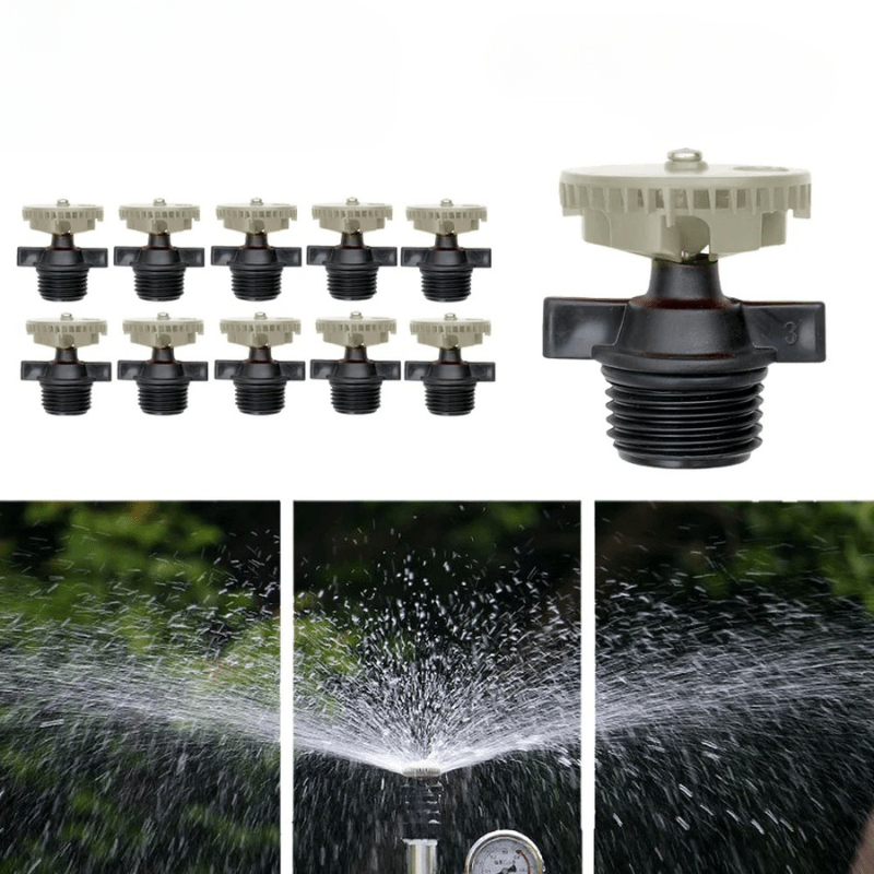 10 Pack Garden Sprinklers, Lawn Sprinkler Head for Flower Beds and Lawn Watering – image 7