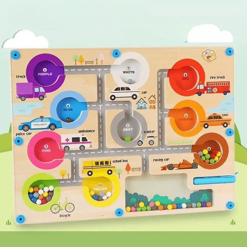 Magnetic Colour and Number Game, Wooden Toys for 3 Year Olds – image 17