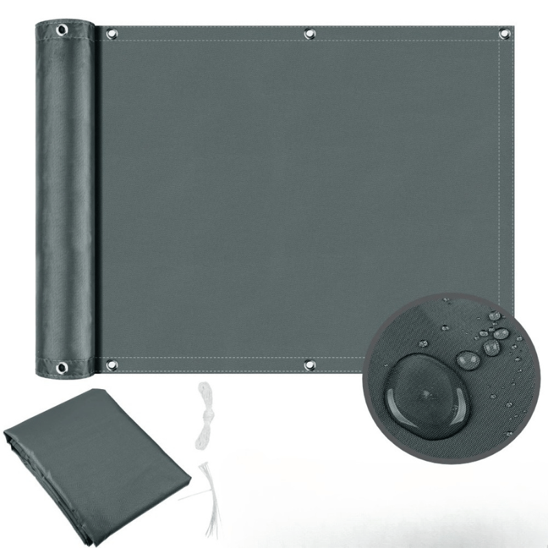 Garden Screening Privacy Screen, Balcony Privacy Screen with Eyelets, Fence Screening, Wind Break with UV Protection_03