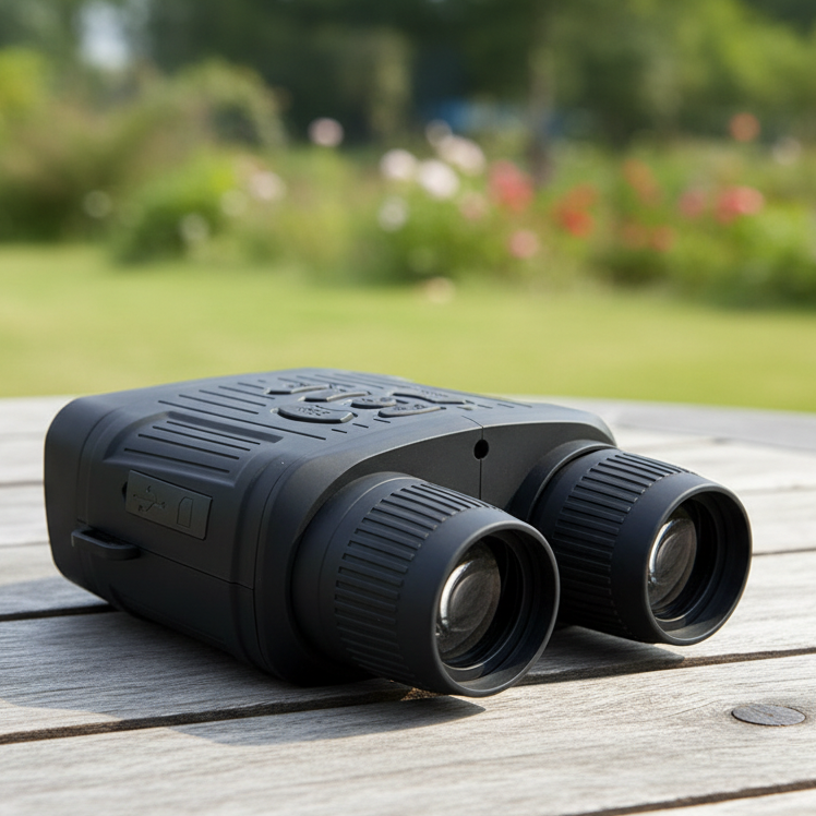 Night Vision Binoculars with Camera, Digital Binoculars for Photo and Video Recording, Night Vision Device up to 300 m