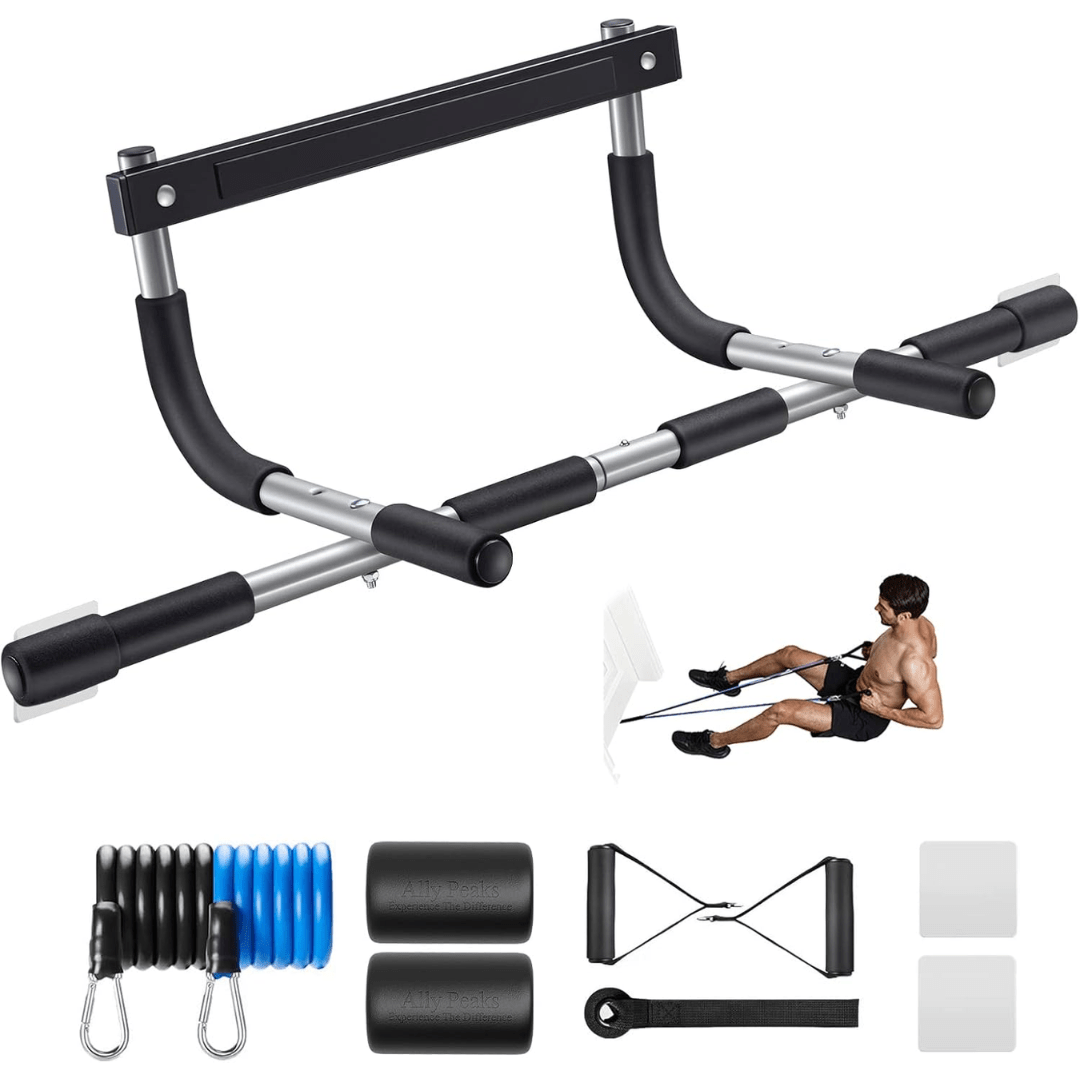 Home Pull Up Bar for Door, Steel Door Frame Pull Up Bars with 200 kg Load – image 8