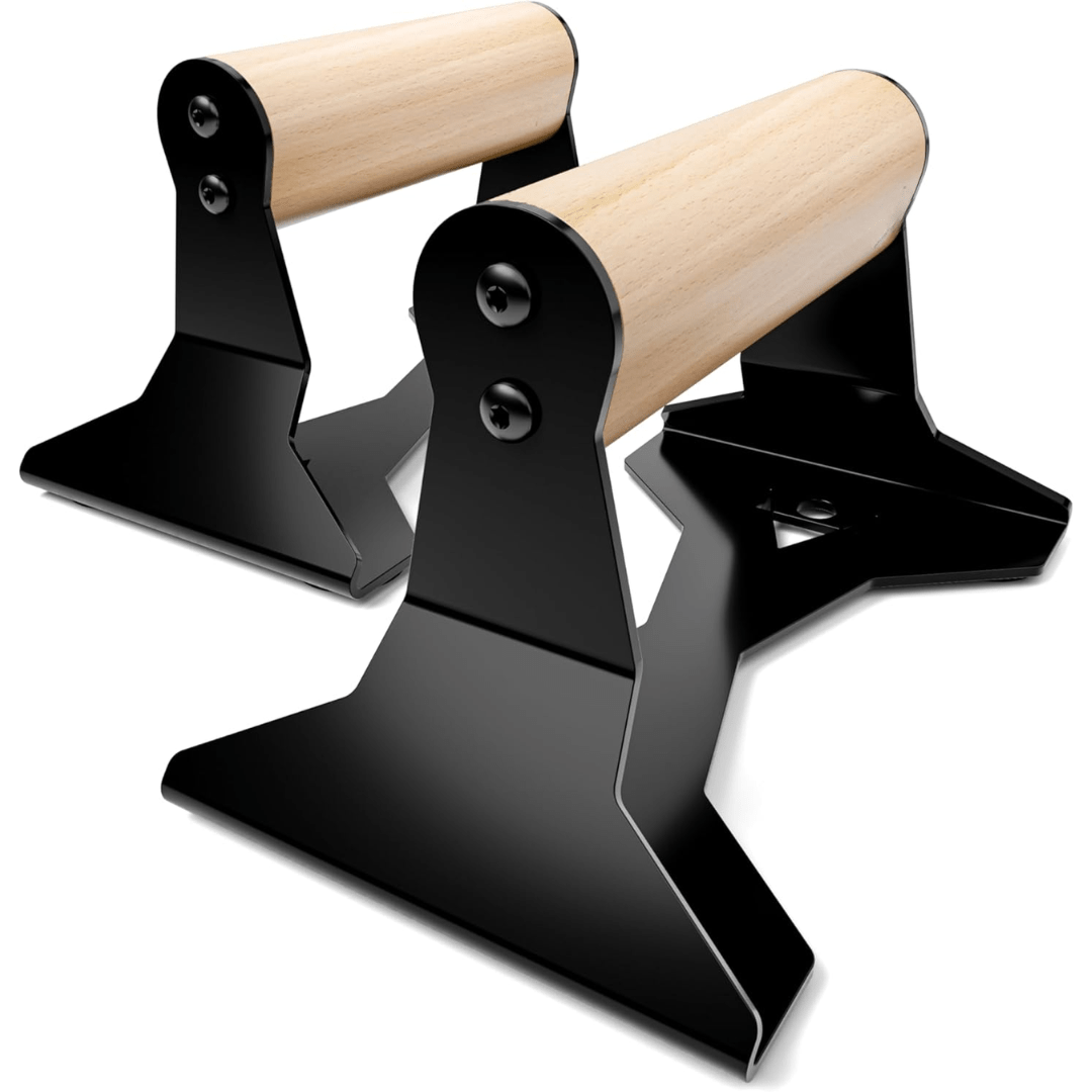 Wooden Parallettes with Steel Core, Calisthenics Bars, Parallette Bars for Push Ups and Dips, Calisthenics Equipment_04