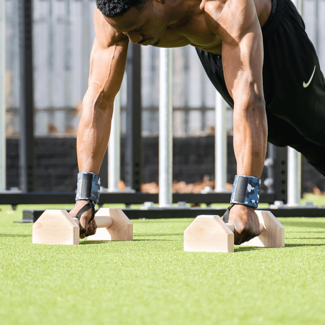 Wooden Parallettes, Calisthenics Bars for Push Ups and Dips, Parallette Bars, Exercise Equipment for Home Gym