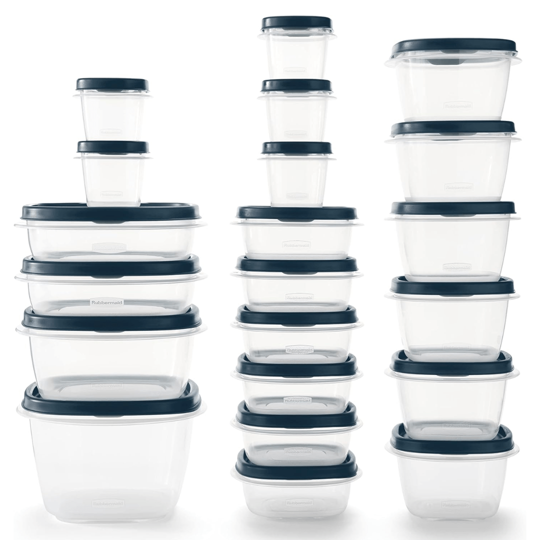 Meal Prep Containers, Food Storage Containers with Lids, Stackable Storage Boxes, Plastic Kitchen Storage, Tupperware_05