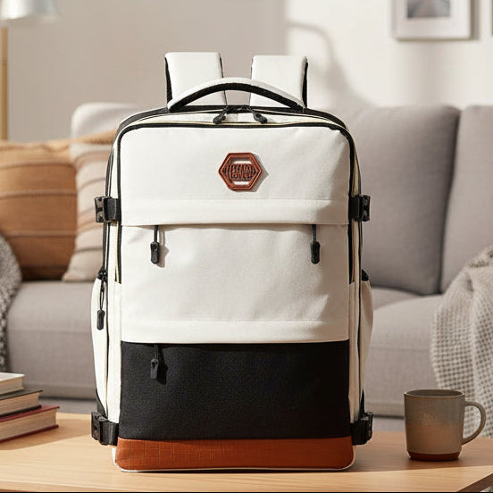 Travel Backpack with Laptop Compartment, Laptop Backpack with Shoe Compartment, Travel Rucksack, Cabin Bag