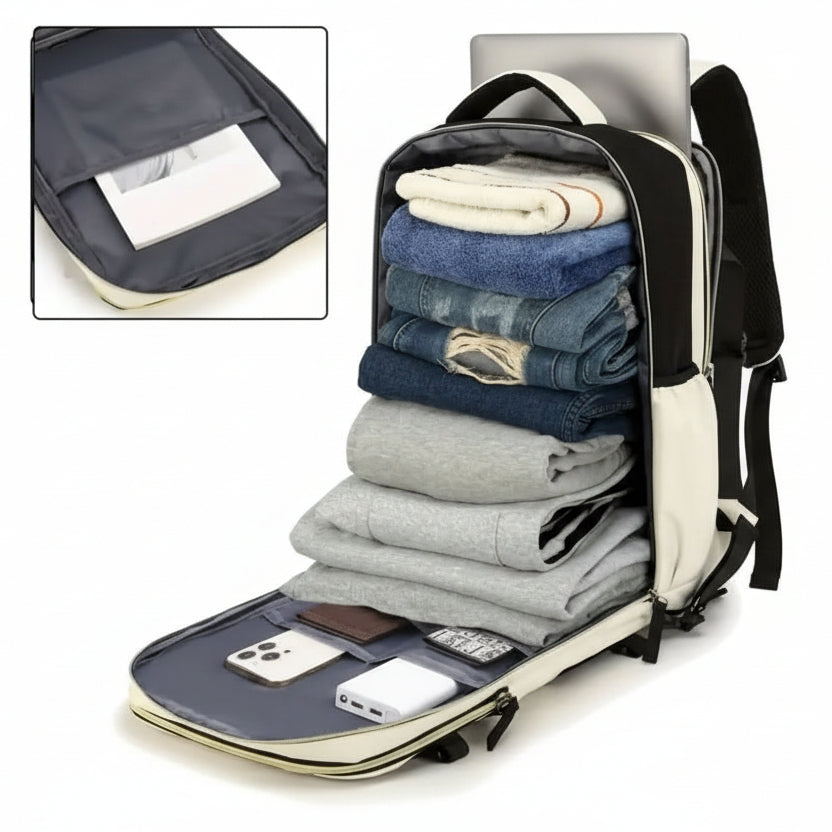 Travel Backpack with Laptop Compartment, Laptop Backpack with Shoe Compartment