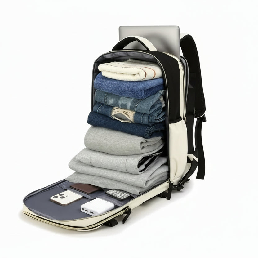 Laptop Backpack with Shoe Compartment, Travel Rucksack – image 5