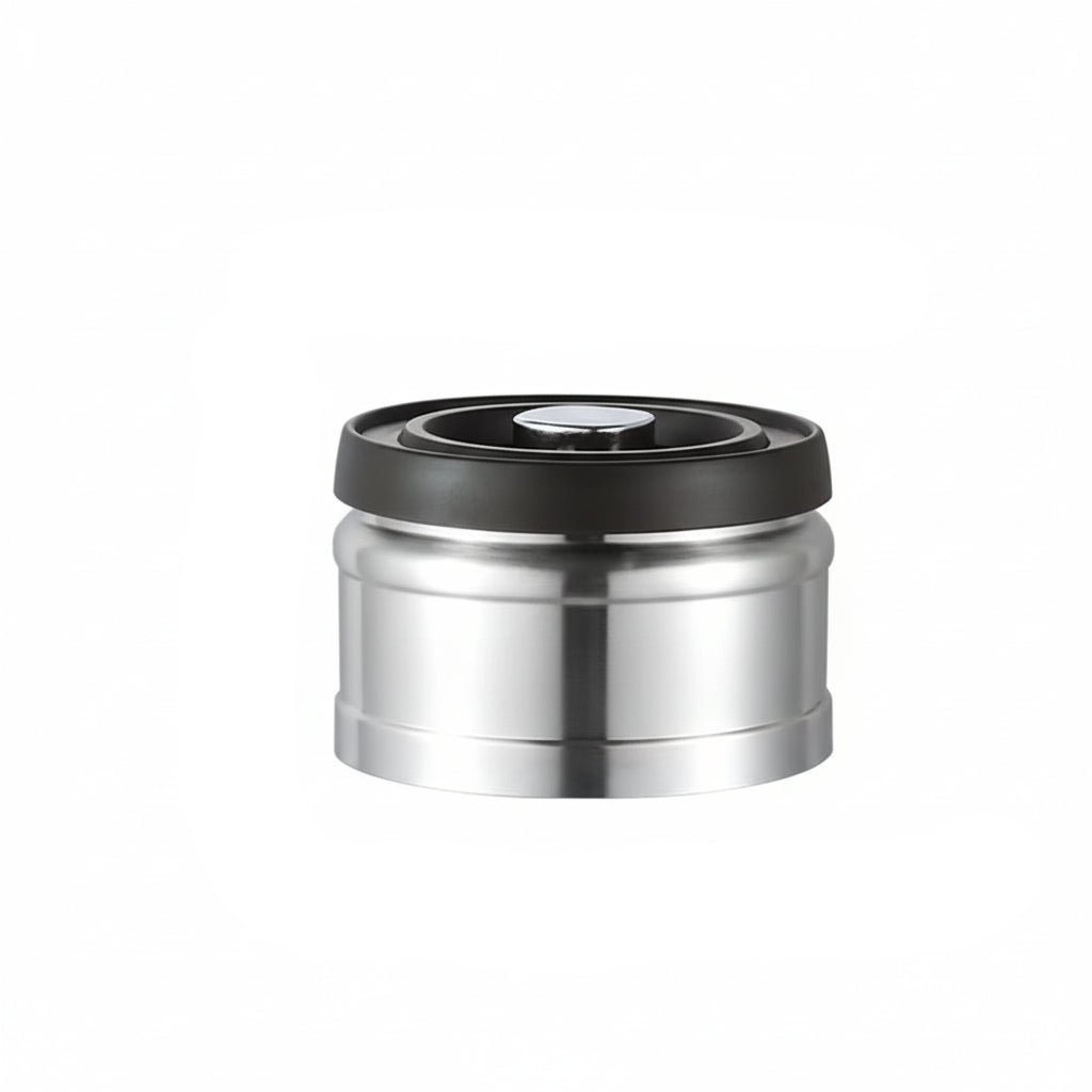 Airtight Food Storage Containers, Coffee Tin with Vacuum Lid, Stainless Steel Kitchen Canisters, Coffee Accessories_05