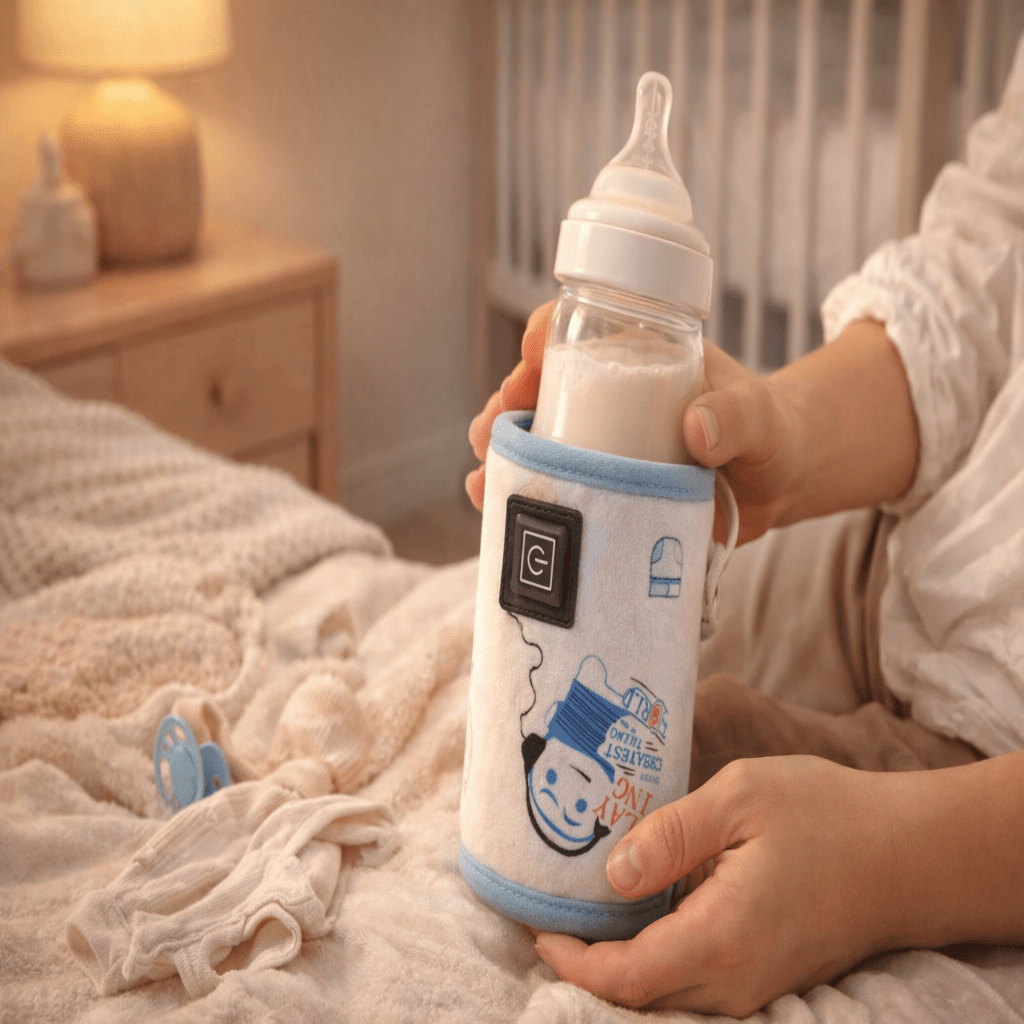 Portable Bottle Warmer, Baby Bottle Warmer Bag with 3 Heat Levels, Travel Milk Warmer for Power Bank, Newborn Essentials_13