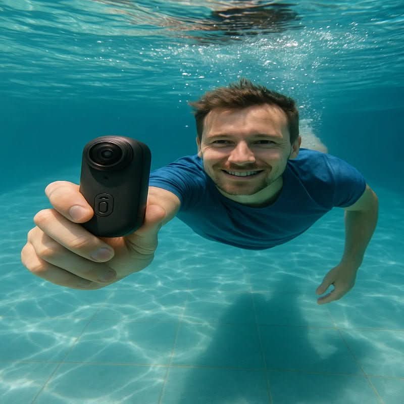 4K Action Camera with Waterproof Case to 40 m, Helmet Cam, Bike Camera with Mounts and 64GB SD Card_02