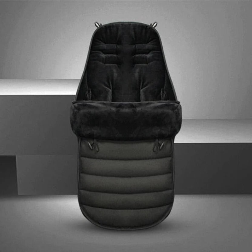 Universal Pushchair Footmuff, Pram Footmuff for Autumn and Winter, Weatherproof Cosy Toes with Harness Slots_04