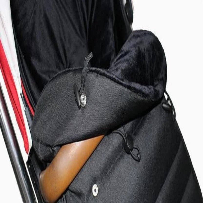 Universal Pushchair Footmuff, Pram Footmuff for Autumn and Winter, Weatherproof Cosy Toes with Harness Slots_06