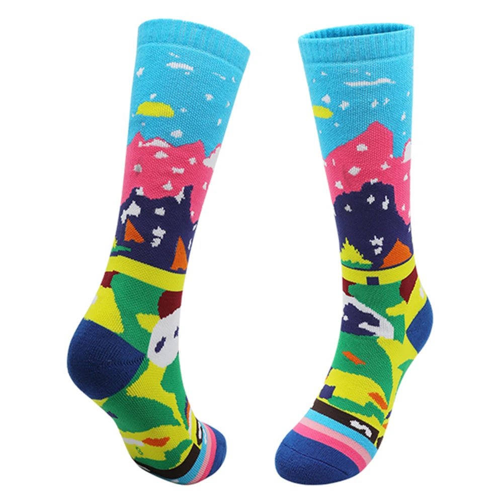 Childrens Thermal Socks, Kids Ski Socks for Skiing and Snowboarding, Warm Winter Kids Socks in Sizes 27 to 34_13