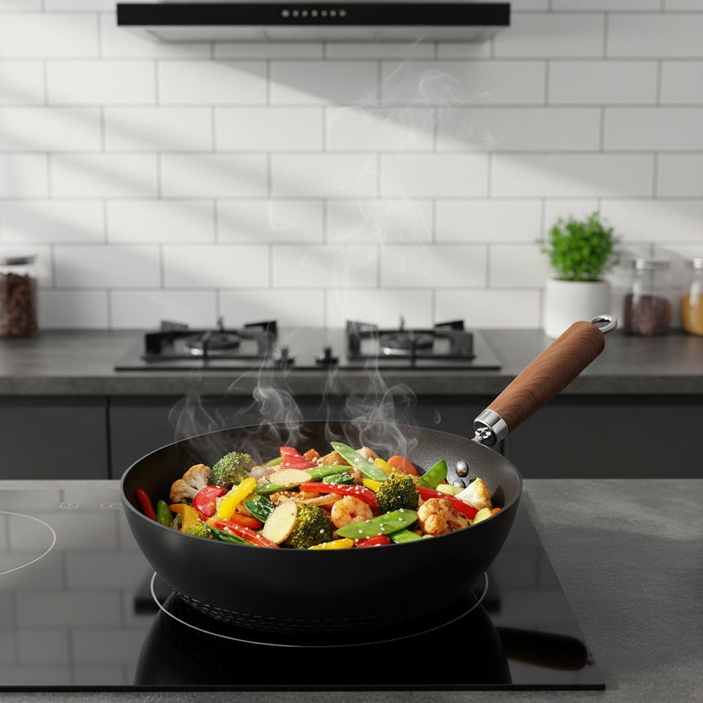 Traditional Iron Wok Pan – image 5