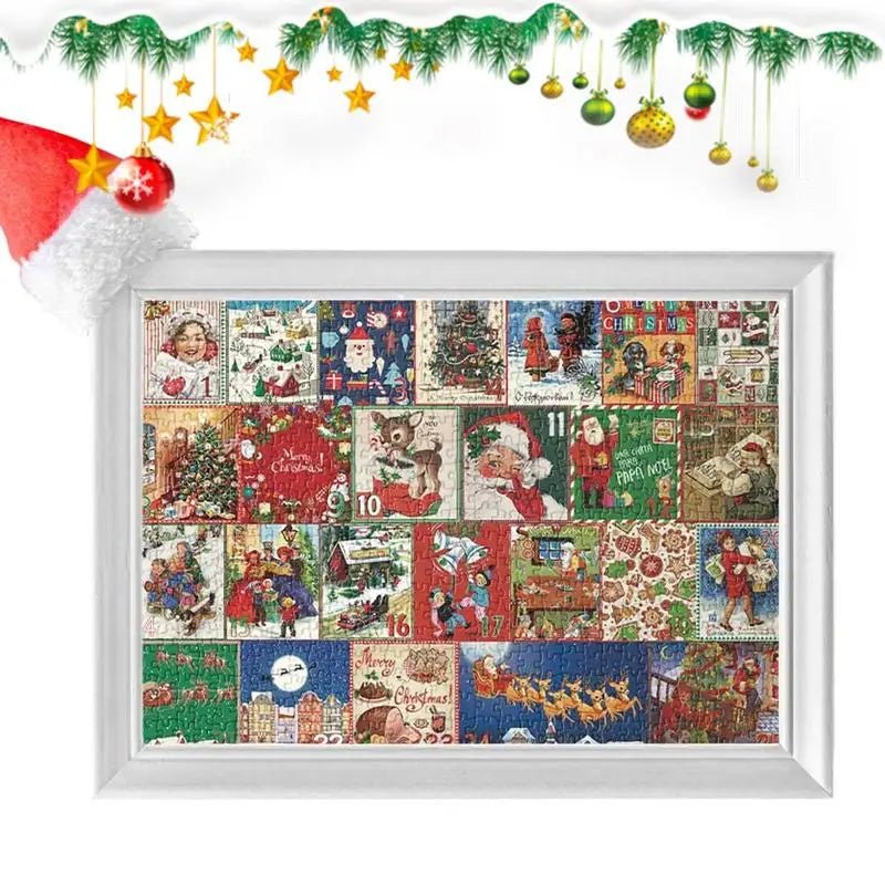 Advent Calendar Jigsaw Puzzle 1000 Piece, Christmas Jigsaw Puzzle for Adults – image 4