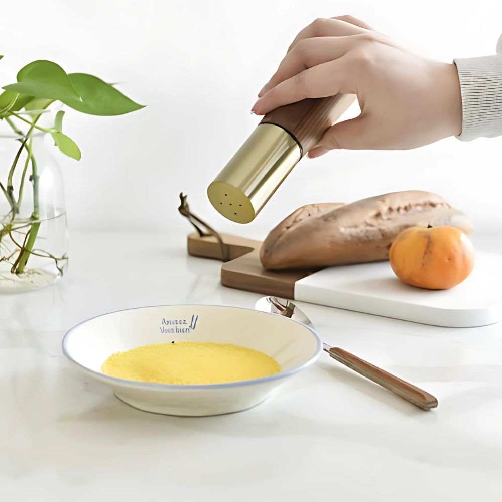 Salt and Pepper Grinders, Wooden Salt and Pepper Mill Set with Adjustable Ceramic Grinder, Refillable Pepper Mills 15 cm_02