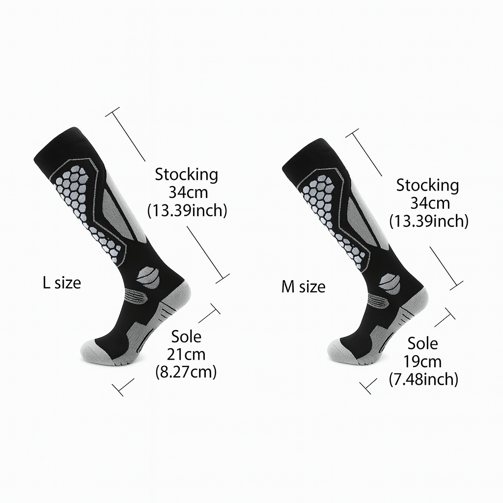 Knee High Compression Socks, Ski Socks for Women and Men – image 6