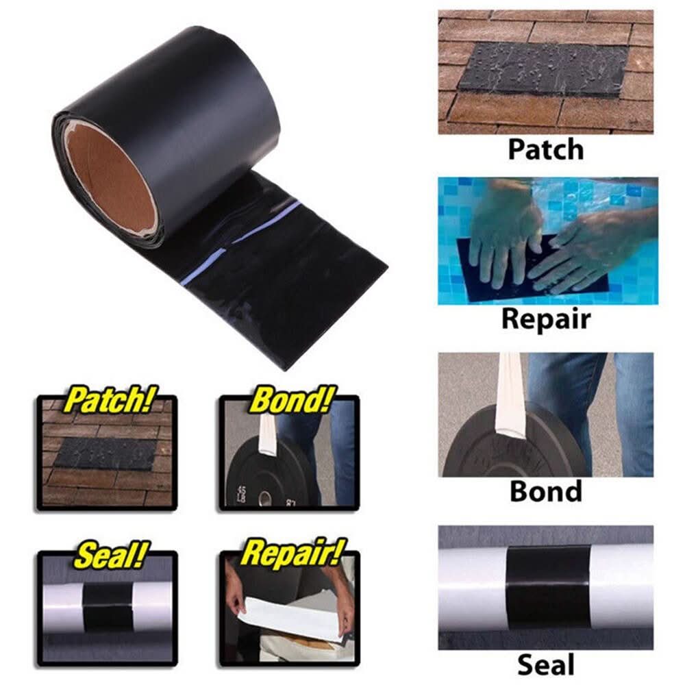 Waterproof Tape, Self Adhesive Sealing Tape for Leaks and Cracks, Roof Leak Repair and Pipe Repair Tape_06
