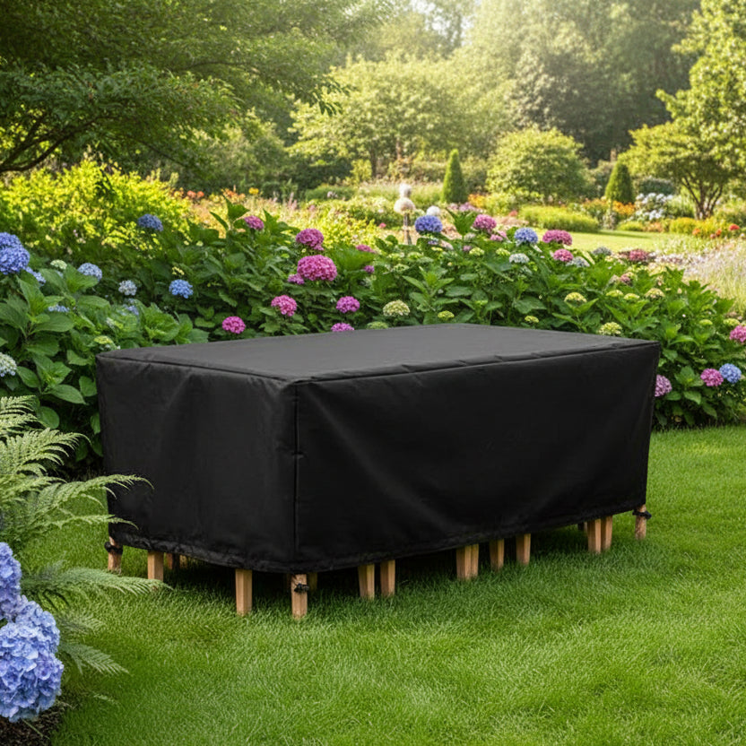 Garden Furniture Covers for Lounge and Dining Sets, Outdoor Furniture Cover with Straps, Patio Furniture Cover_01