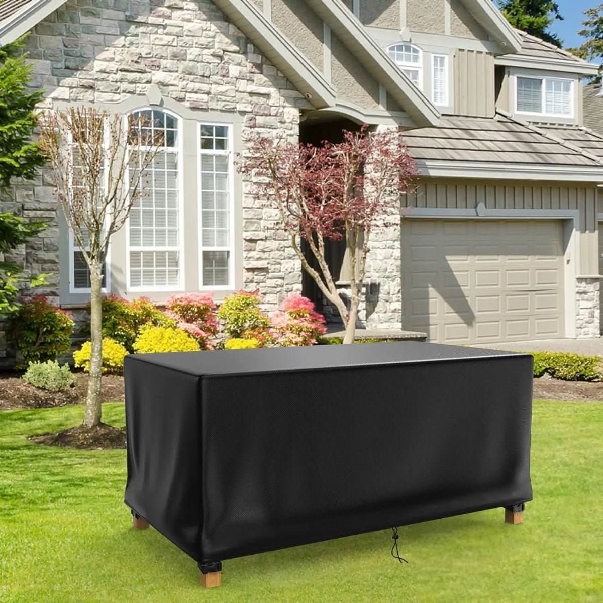 Garden Furniture Covers for Lounge and Dining Sets, Outdoor Furniture Cover with Straps, Patio Furniture Cover_00