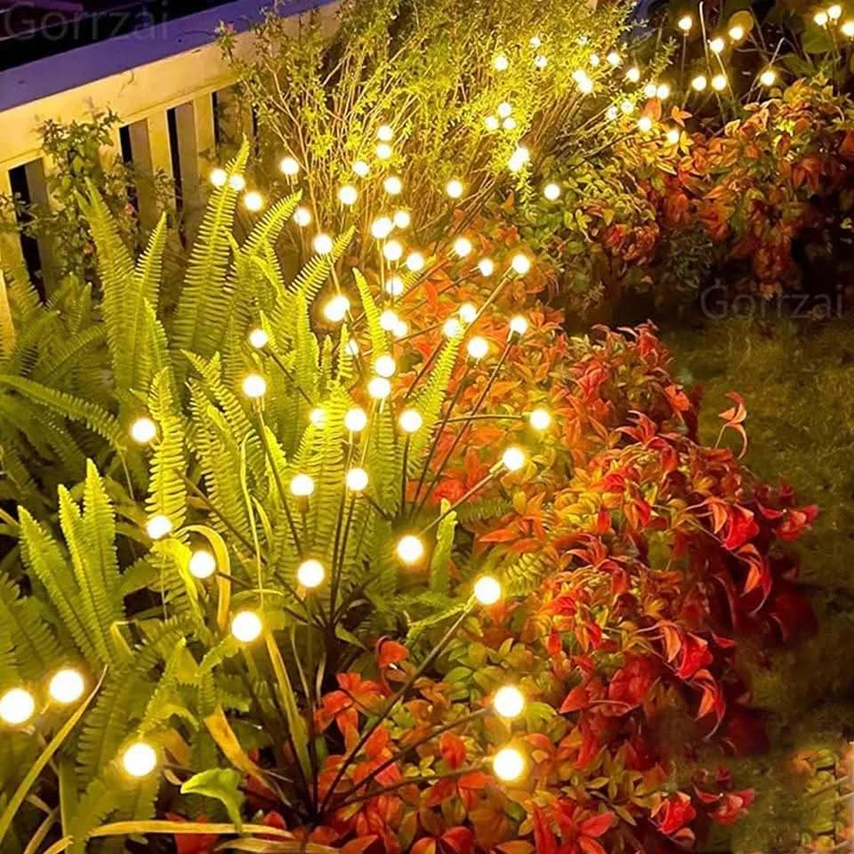 Outdoor Lights, Solar Garden Lights Set of 6, Solar Firefly Lights for Garden Lighting and Patio Decoration_02