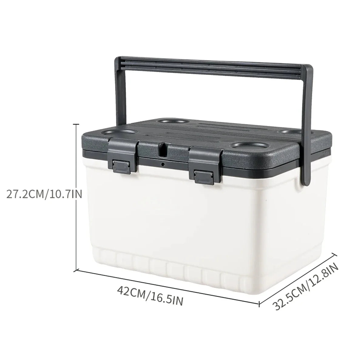 Cooler Box Insulated for Camping and Fishing, Portable Cool Box for Picnics and Hiking, Ice Box for Drinks and Snacks_04