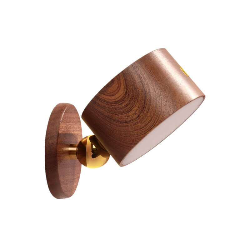 WoodAura | Elegant Modern Minimalist Round LED Wall Sconce 4