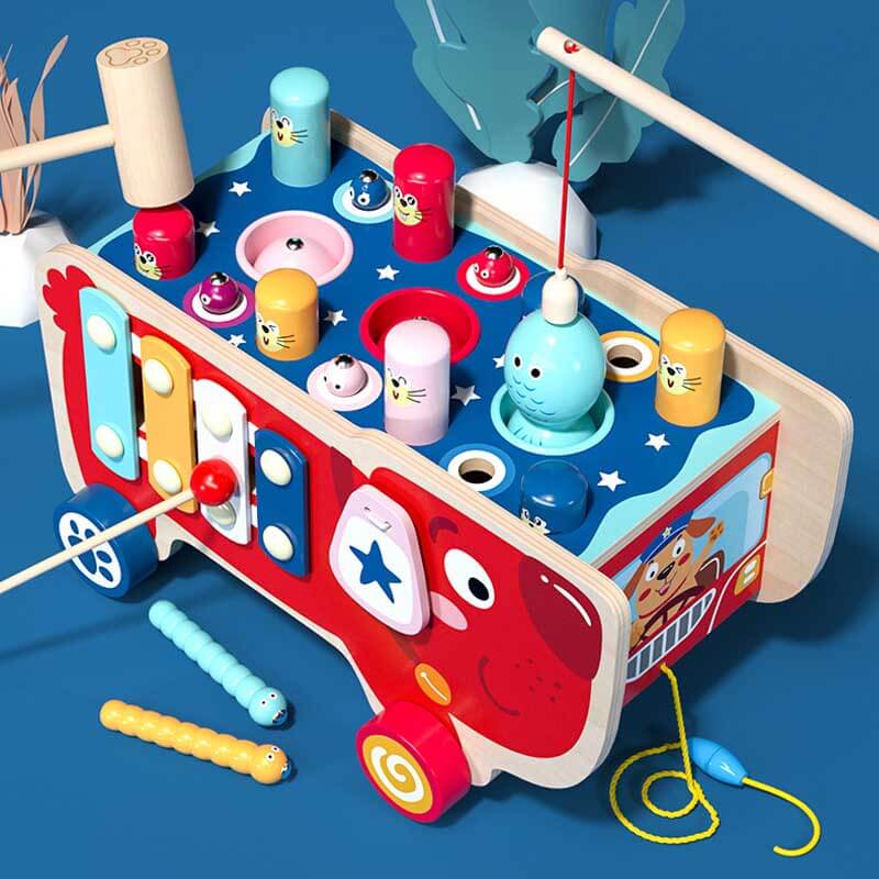 Wooden Mallet Xylophone Game | Engaging Learning Toy for Motor Skills Development | Educational Toys for 1-3 Year Olds 7
