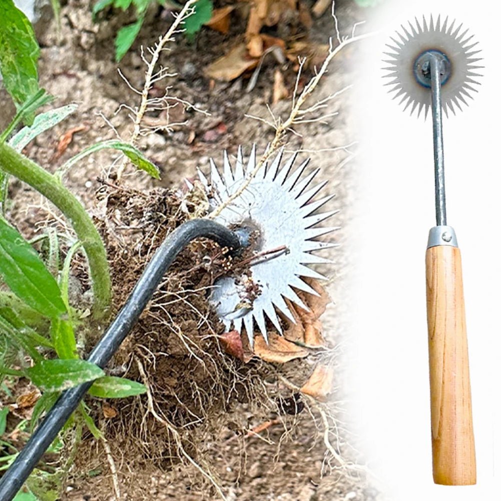Weed Removal Tool with Sharp Tip, Manganese Steel Hand Weeding Tool for Flower Beds – image 4