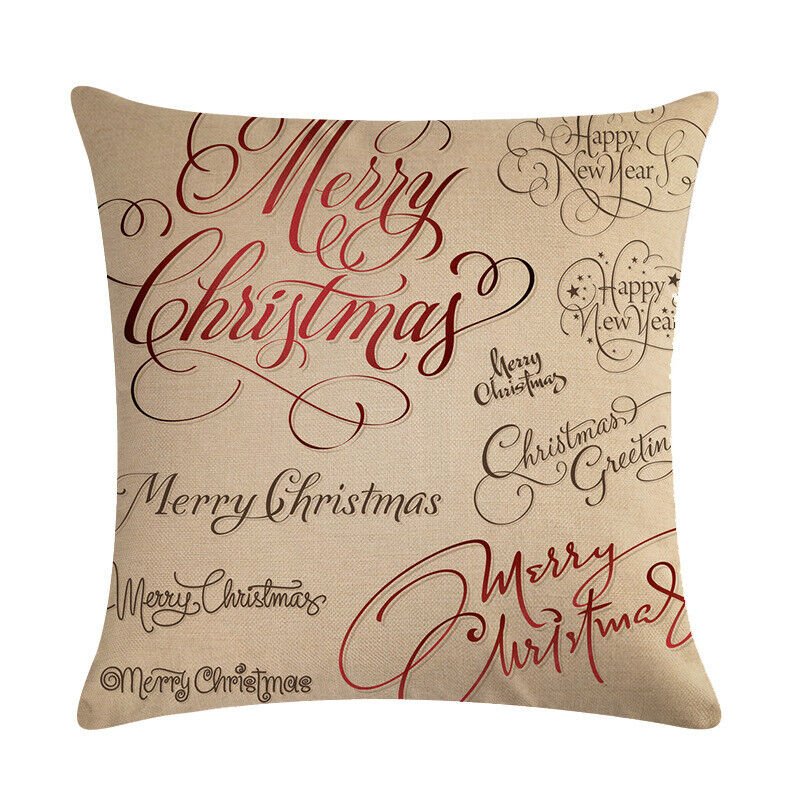 Christmas Cushion Covers, Velvet Cushion Cover 45 x 45 cm with Hidden Zip – image 46