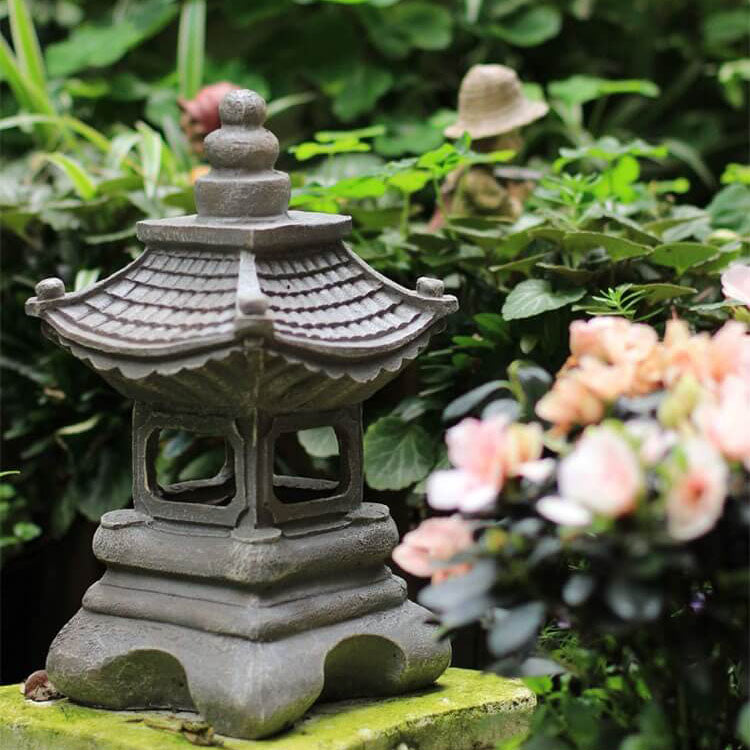 Zen Collection | Solar Garden Light with Japanese Pagoda Design | Eco-Friendly Outdoor Illumination for Tranquil Spaces 5