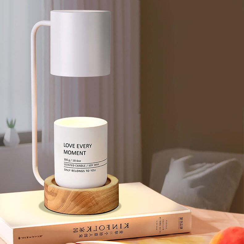 ZenithWood | Elegant Dimmable Japanese Table Lamp for Bedroom or Desk 2