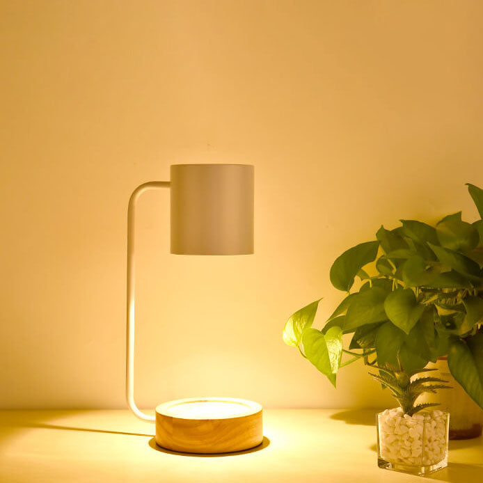 ZenithWood | Elegant Dimmable Japanese Table Lamp for Bedroom or Desk 6