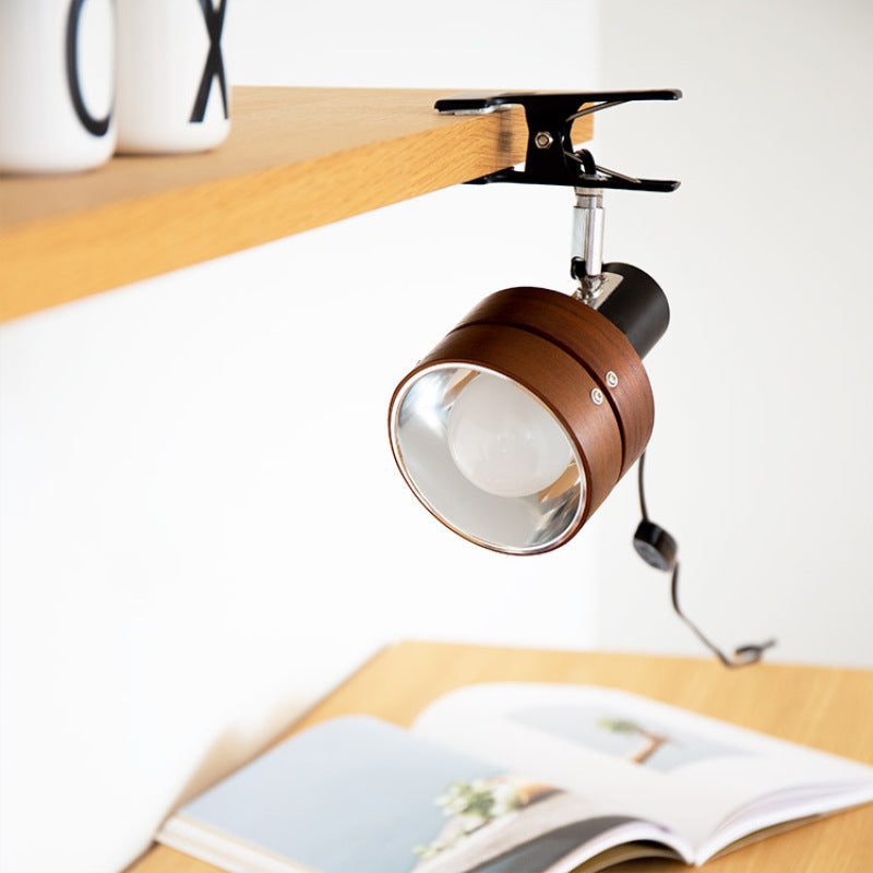 Zenwood | Elegant Minimalist Solid Wood Round Table Lamp 3