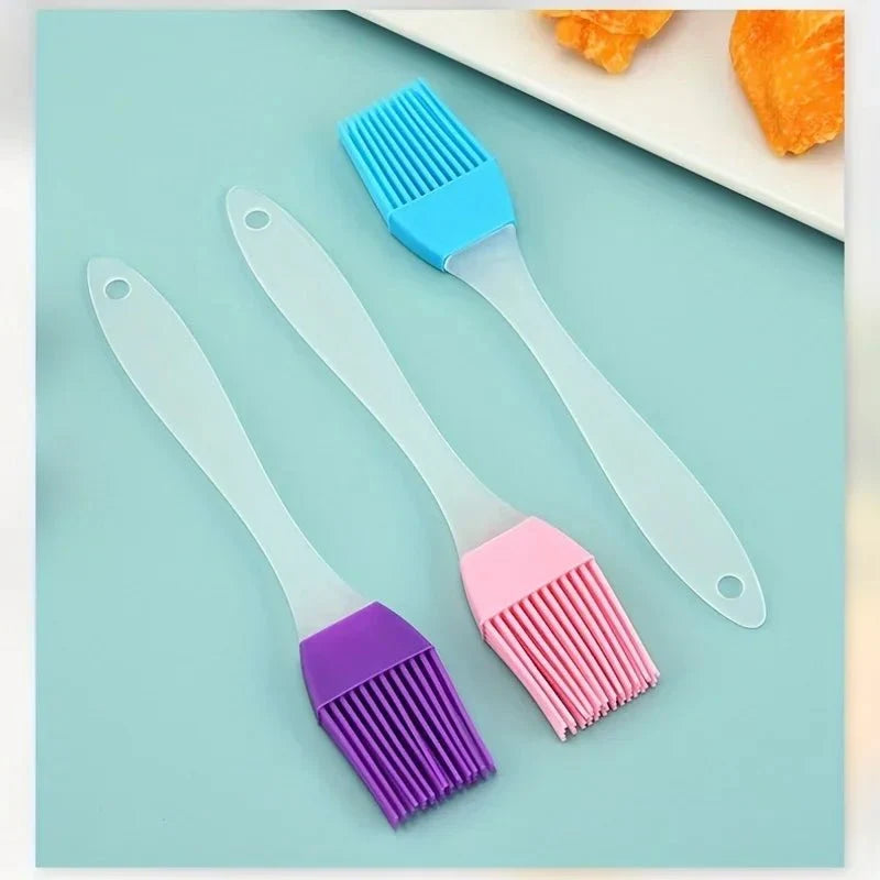 Silicone Pastry Brushes with Removable Handle, Basting Brush for Baking and BBQ