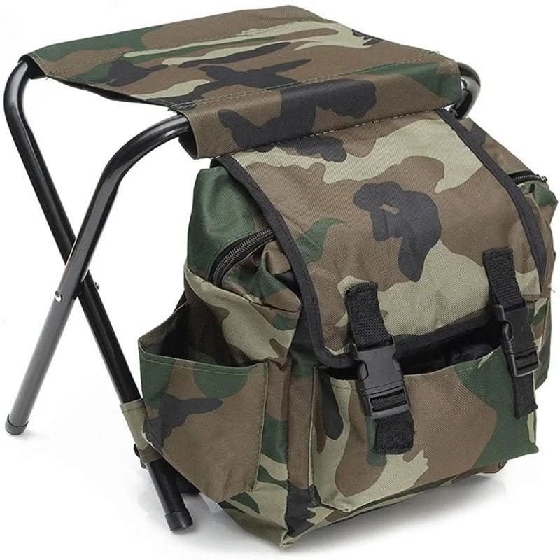 Camping Rucksack with Folding Chair and Cool Bag, Camping Chair Backpack for Fishing – image 19