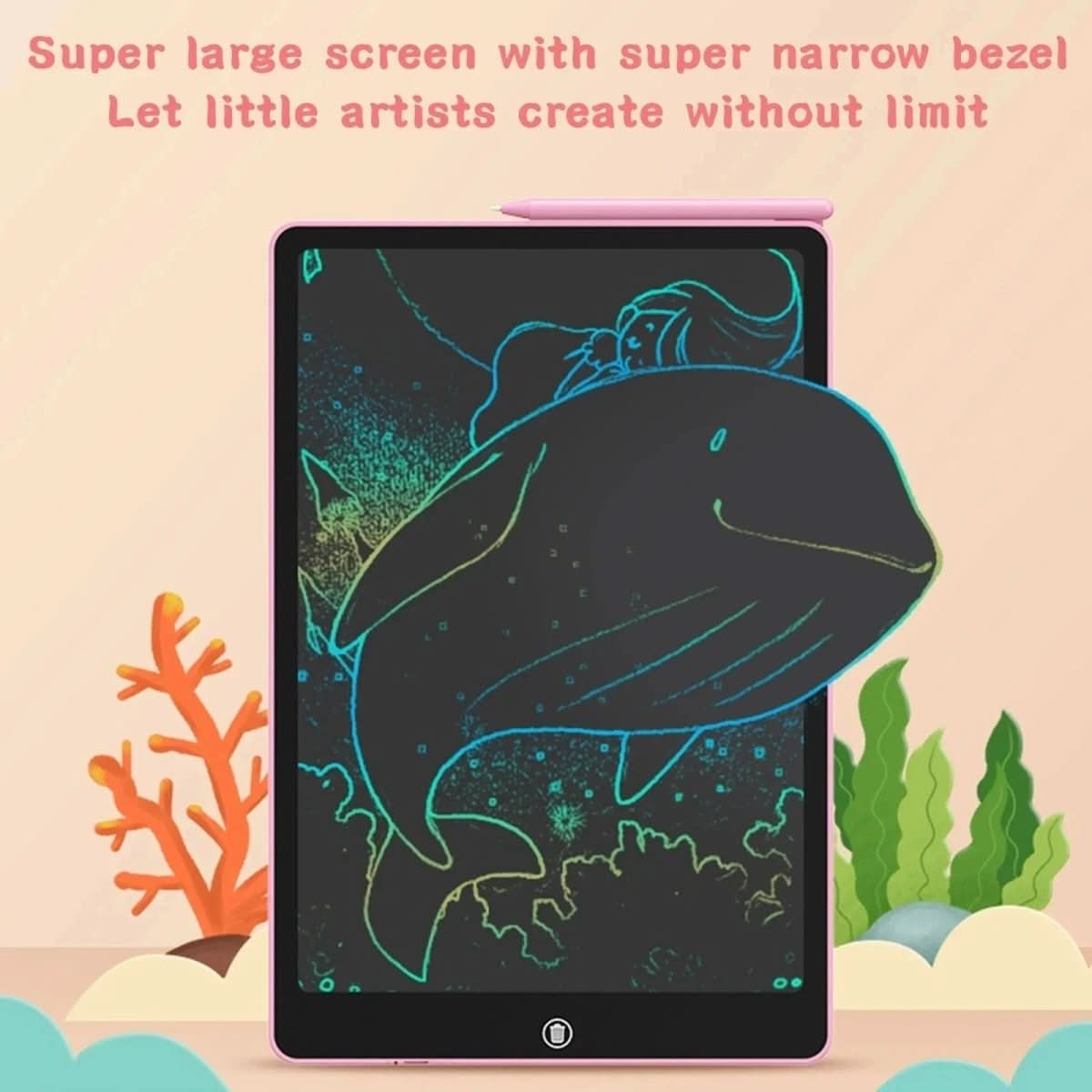 LCD Writing Tablet with Lock Function, Electronic Notepad for Travel – image 11