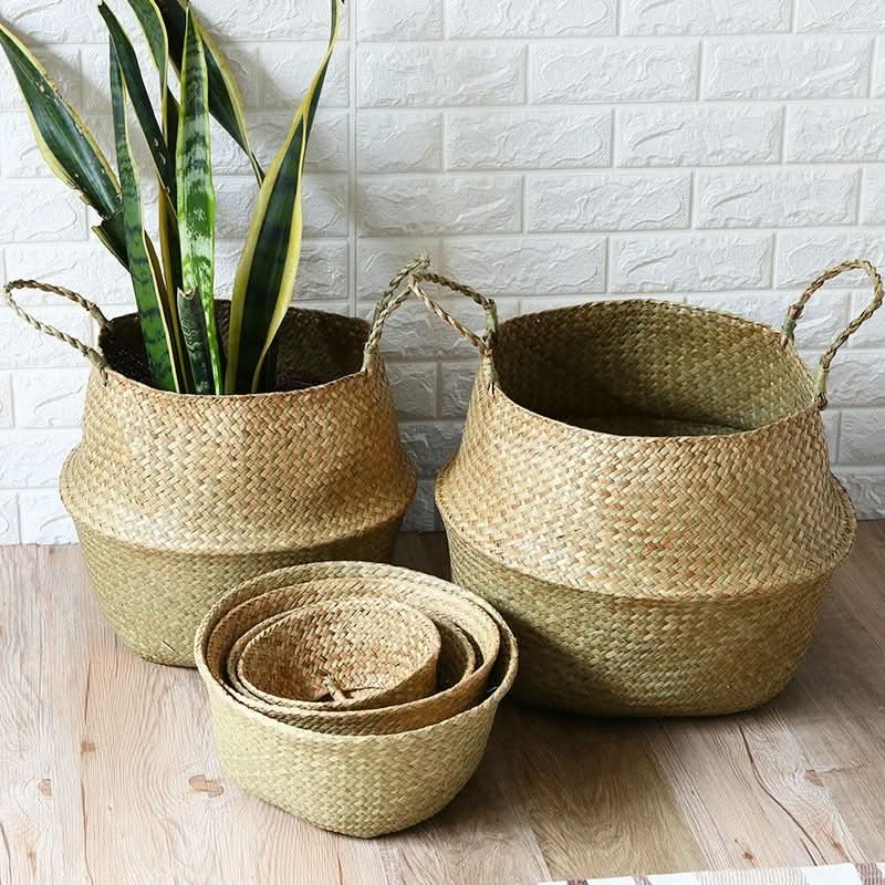 Wicker Baskets for Storage, Willow Rattan Basket in 7 Sizes – image 7