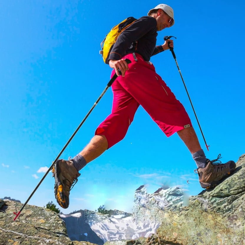 Hiking Pole Foldable, Collapsible Walking Pole with Quick Release