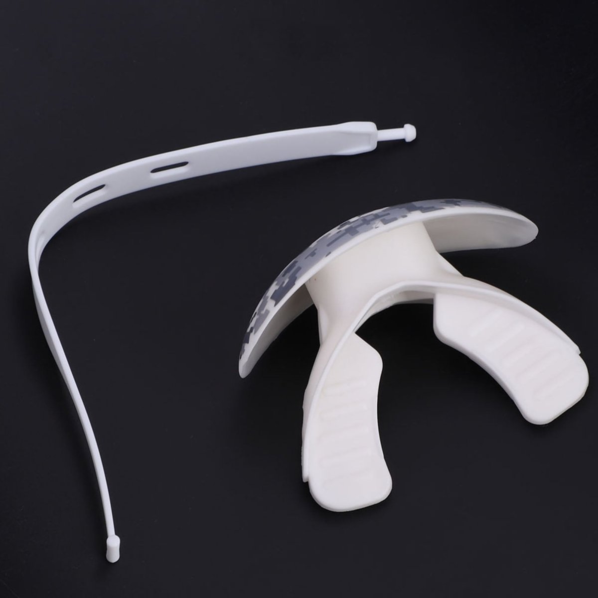 Mouthguard with Lip Guard, American Football Mouthguard with Strap – image 4