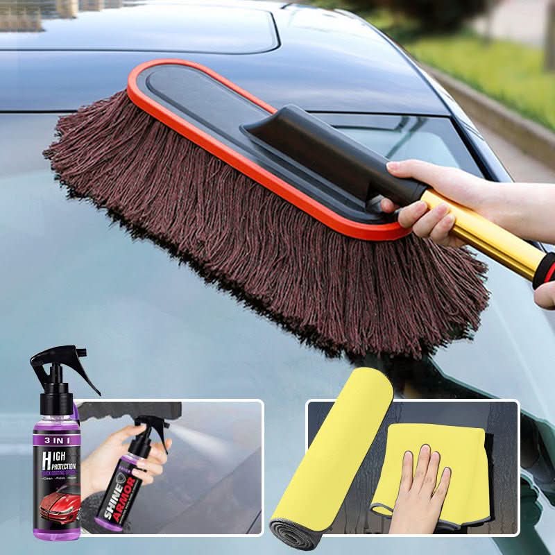 Extendable Duster, Waterless Car Cleaning Brush