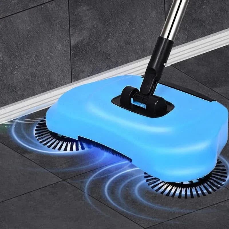 Carpet Sweeper, Manual Floor Sweeper with 360 Rotating Brushes and Dust Box, Sweeping Broom for Hard Floors – image 4