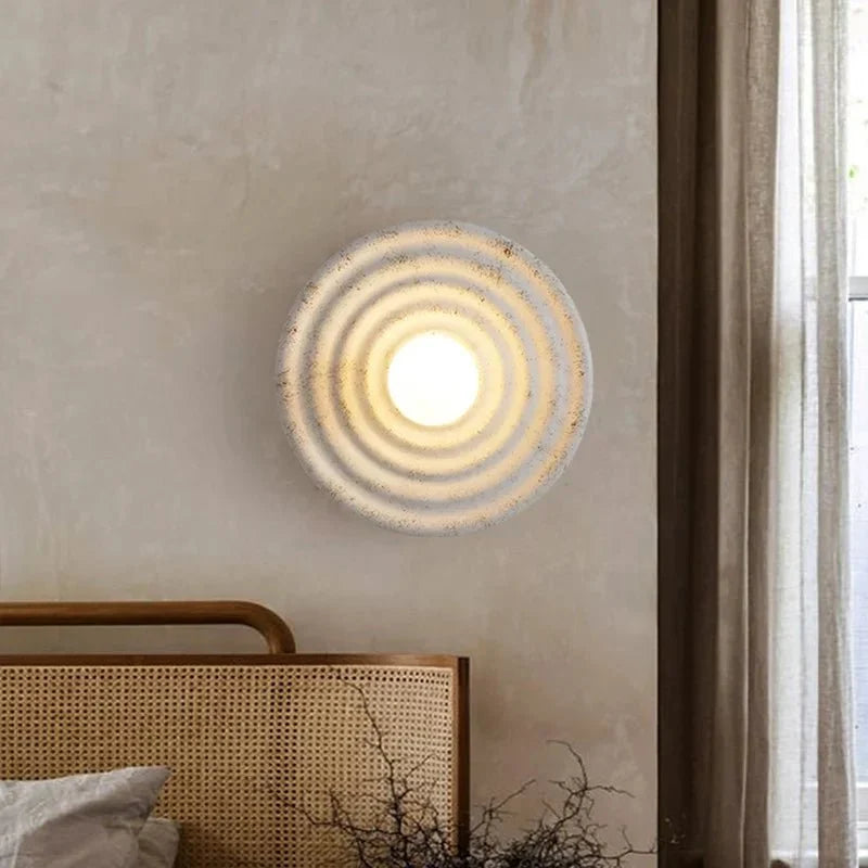 Living Room Wall Lights, Wabi Sabi Ceramic Wall Lamp for Bedroom and Hallway, Modern Indoor Wall Sconce_01