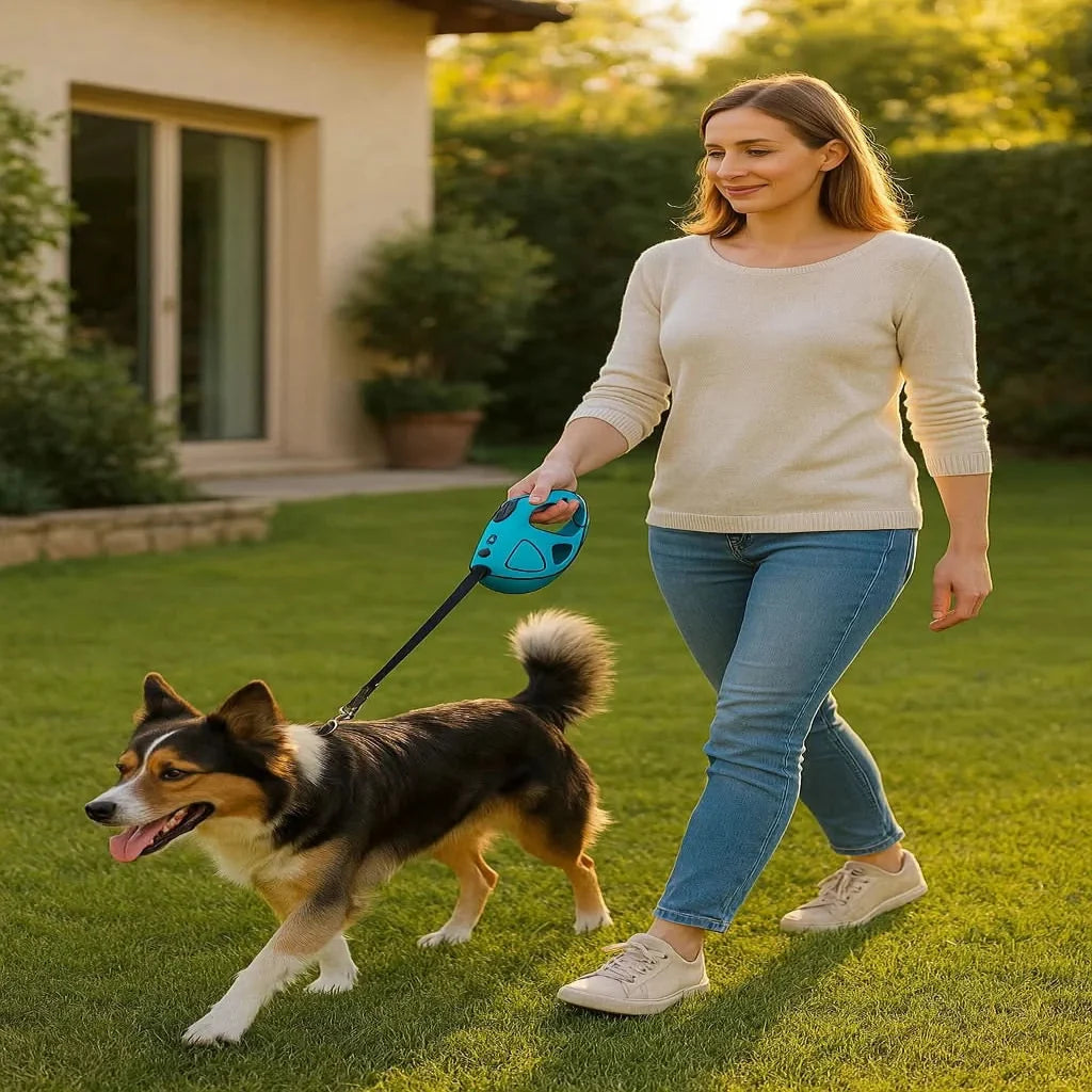 Retractable Dog Leads with LED Light, Extendable Dog Lead 5 m or 10 m – image 10