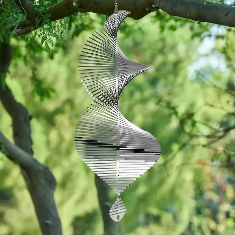 Metal Wind Spinner Garden Ornaments, Rotating Garden Decoration and Wind Toy – image 4