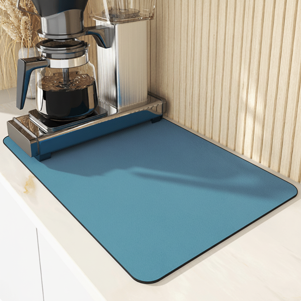Dish Drying Mat, Diatomite Kitchen Drying Mat for Worktop